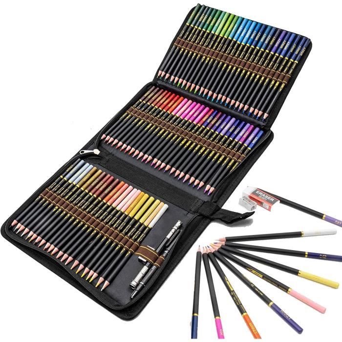 Crayons De Couleur Artisto - Boîte De 72 - Mines Souples 3,8mm - Couleurs Vives Et Mélangeables - Pour Artistes