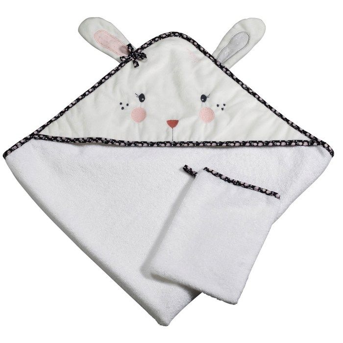 Cape de bain + gant Sauthon Miss Fleur de Lune pour bébé et enfant -  Sauthon déco - Sauthon Déco Déco Miss Fleur de Lune - Cdiscount Prêt-à -Porter