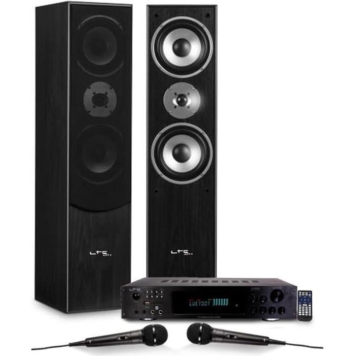 Pack Hifi / HomeCinéma / Karaoké Enceintes Colonne 700W L766BK