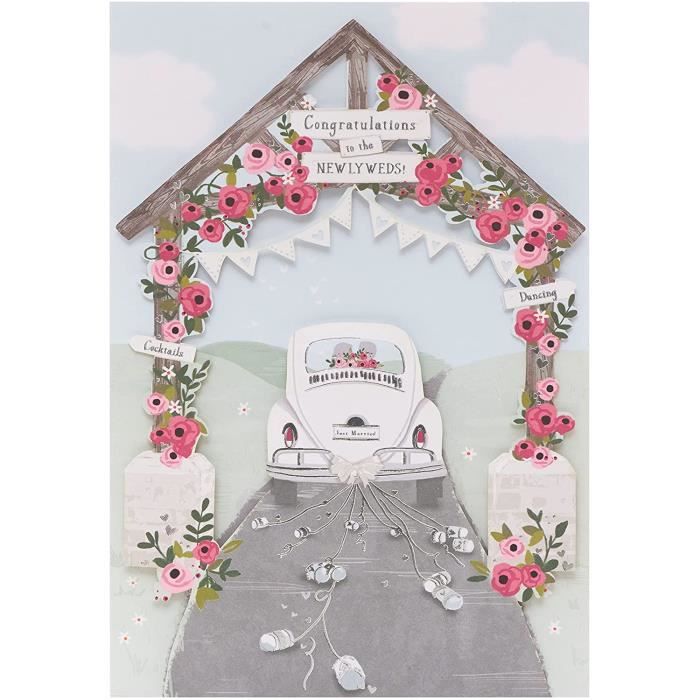 Cult Kitty Carte De Mariage - Mr Et Mrs - Cartes De Mariage Pour Mariée