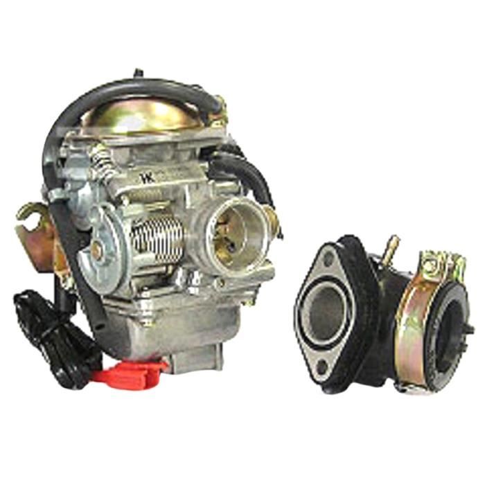 Carburateur 24mm + orifice d'aspiration 22mm 2EXTREME pour BAJA RT 150cc, Suncity SC150, SC50 50cc, Quad