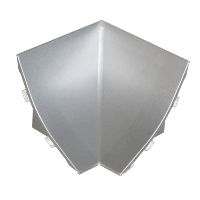 Angle plinthe cuisine | angle intérieur | angle de plinthe | 23x23mm | aluminium