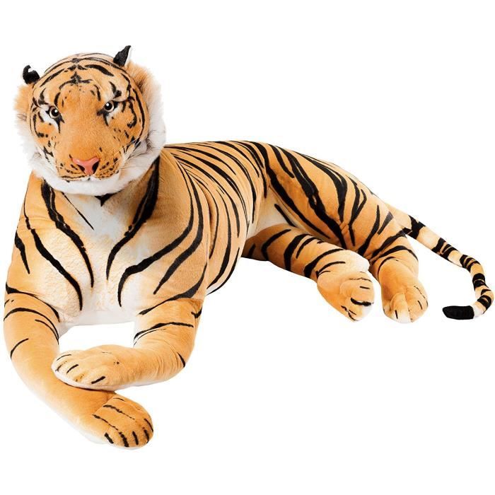 tigre en peluche geant