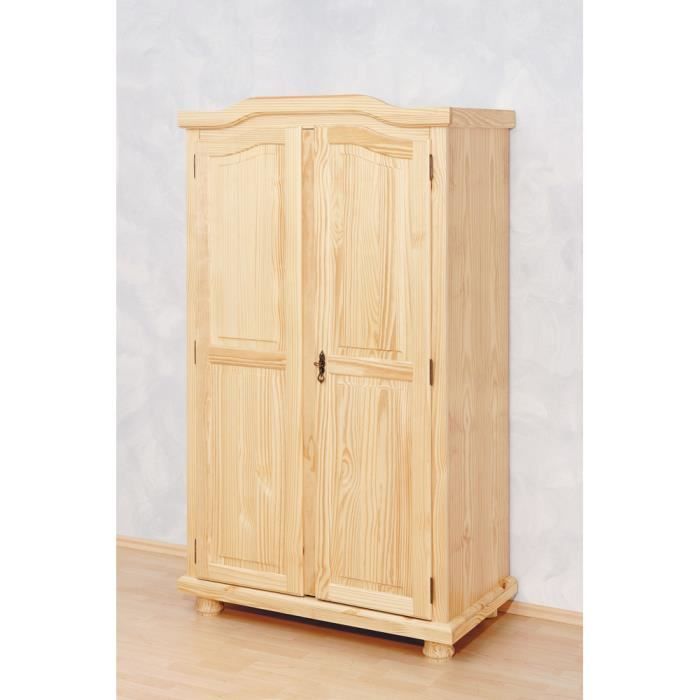 Armoire Rustique A 2 Portes En Bois Massif Achat Vente Armoire De Chambre Armoire Rustique A 2 Portes Pin Massif Soldes Sur Cdiscount Des Le 20 Janvier Cdiscount