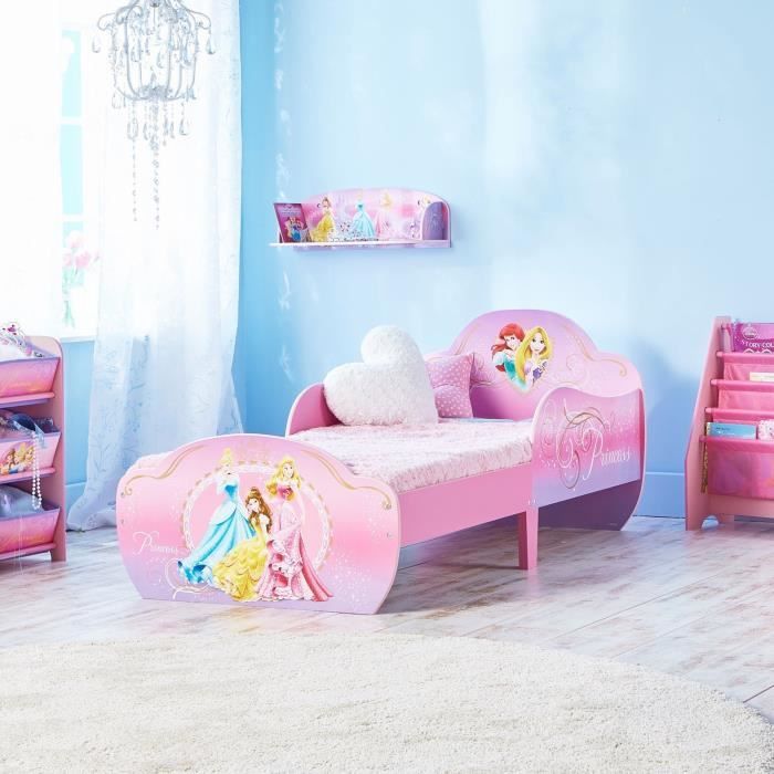Disney Princesse Lit Pour Enfants Avec Tiroirs De Rangement Sous Le Lit Pour Matelas 140cm X 70cm Cdiscount Jeux Jouets