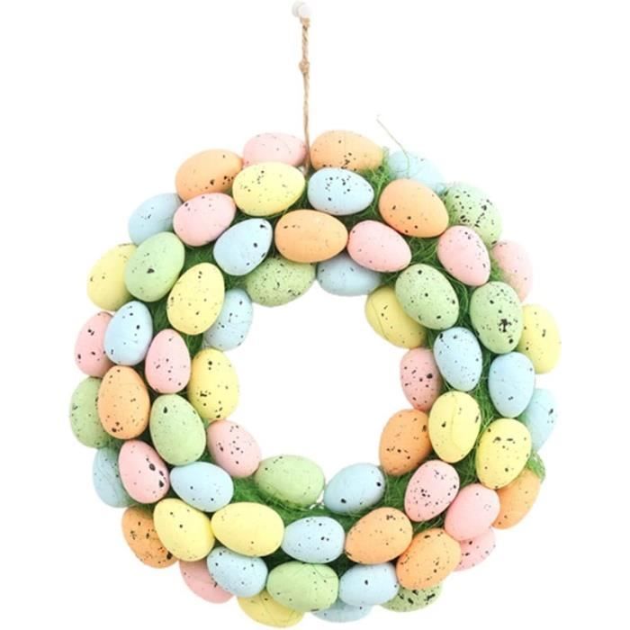Décoration de la maison couronne de pâques fête dé... - Grandado