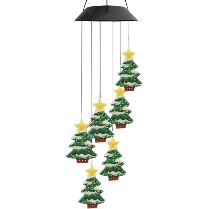 Kit 9 Carillons Éoliens Halloween En Bois à Décorer - Bricolage Enfant Avec Tubes & Rubans - Activité Manuelle