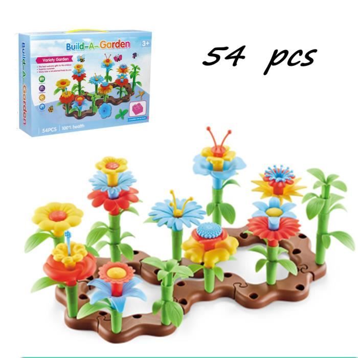 Kit De Presse à Fleurs Créative HSEAMALL – 90 Pétales, Tiges Et Accessoires Pour Bouquet DIY, Jouet Éducatif Pour Filles 3+