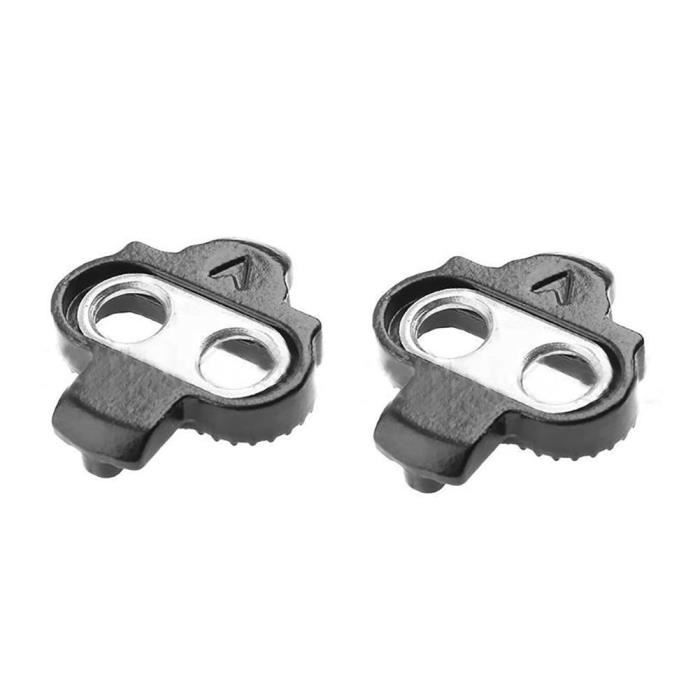 GEWAGE Pédales à clic pour vélo de route, tension réglable, corps composite robuste, compatible avec le système Look KEO, avec crampons et matériel de montage