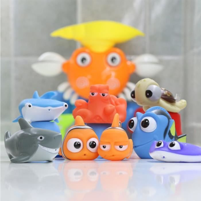 Monde Nemo Toys – 7 Pièces Jouets Bain Flottants Bébé Jouet Enfant