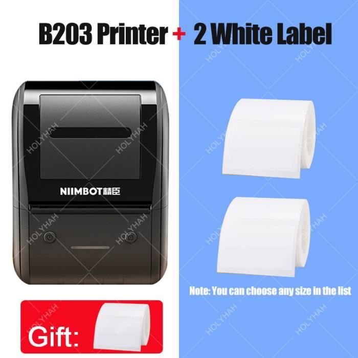 Wewoo - Etiqueteuse Imprimante thermique portative de reçu de Bluetooth -  Imprimantes d'étiquettes - Rue du Commerce