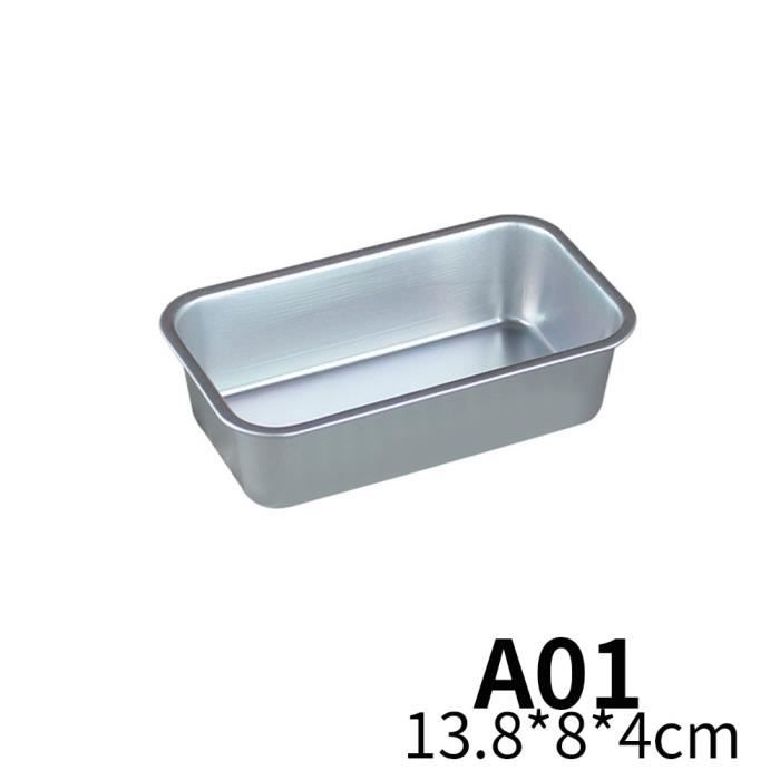 Lot De 4 Plats à Paner En Inox - 25x20x5.5cm, Rectangulaires, Pour Cuisine Professionnelle Ou Maison