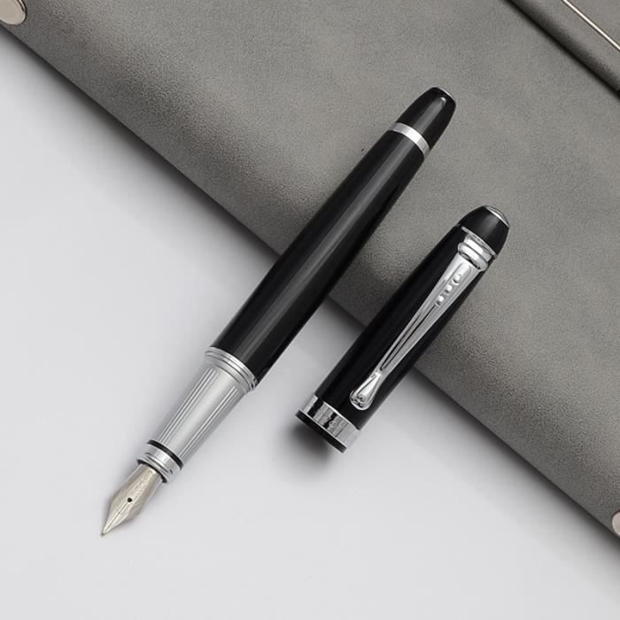 Cobee Stylo-plume en métal avec 10 cartouches d'encre noire, pointe fine de  0,5 mm, stylo plume de luxe pour calligraphie - Fournitures de bureau et  d'école - Cadeau (vert) : : Fournitures