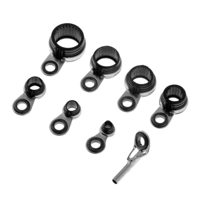 Anneaux De Guide (Tip Top) Pour Canne à Pêche - Acier Inoxydable, Montage Facile