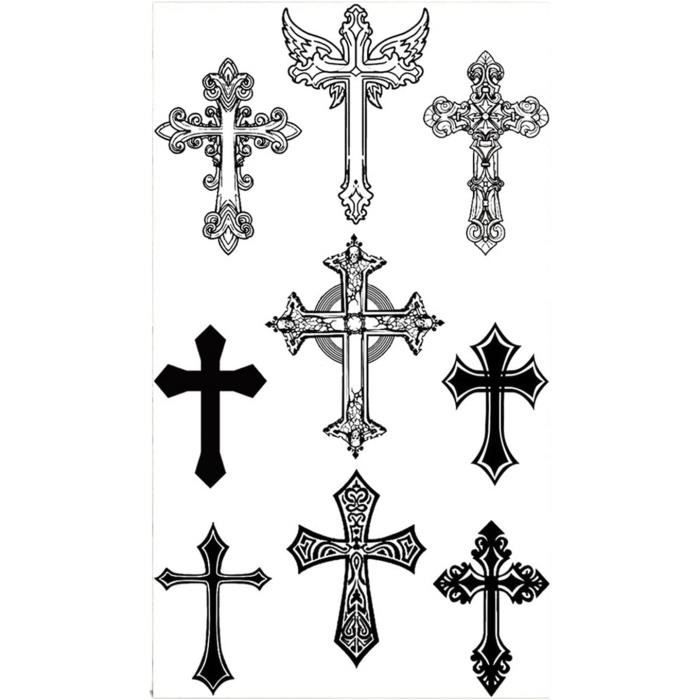 Pack De 5 Tatouages Temporaires Dragons, Symboles Tribaux Et Oiseaux - Taille S, Noir, Envoi Gratuit