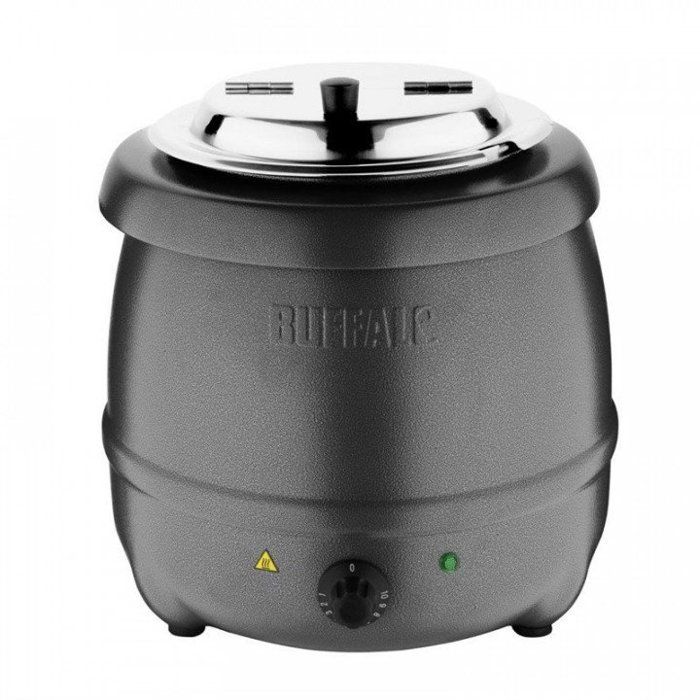 Marmite acier à soupe 10 litres gris graphite 450 W 220 V - MONO Marmite acier à soupe 10 litres gris graphite 450 W 220 V - MONO