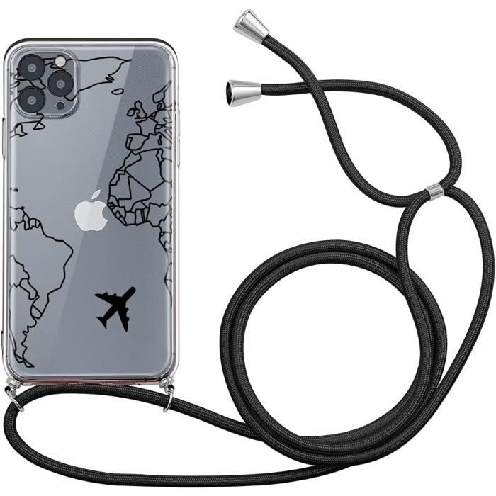 Coque Pour Huawei P Smart 2020 Be Happy Sur Fond Orange - Soyez Heureux - Sois Heureuse - Citation - Coque Noire TPU Souple (P Smart 2020