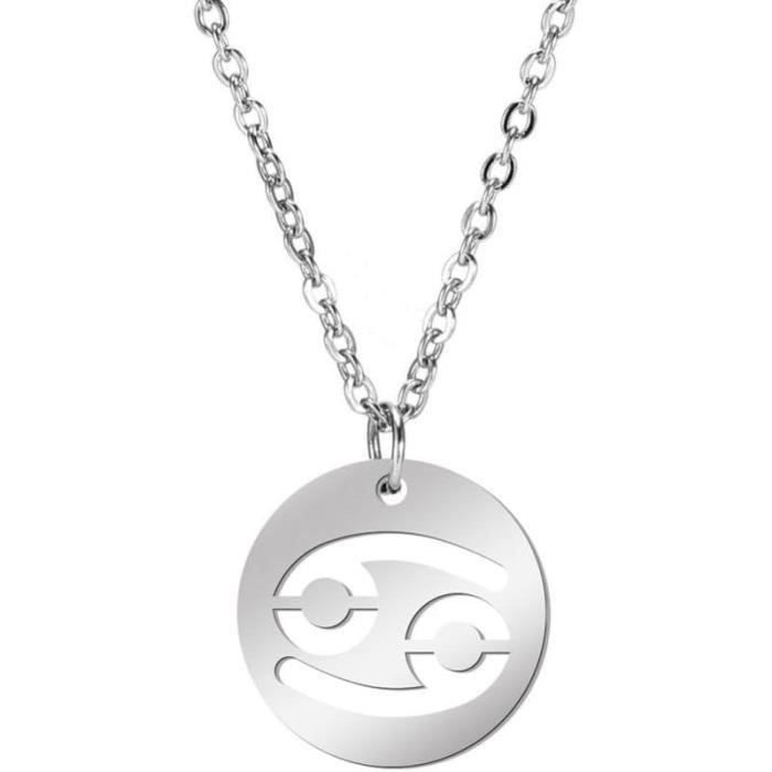 Collier signe du Bélier argent et plaqué or - Argyor