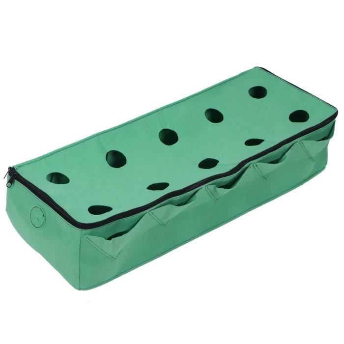 Sac De Culture En Tissu Non Tissé - 10 Litres, Avec Poignées - Pour Légumes, Fleurs, Plantes - Drainage Optimal, Réutilisable