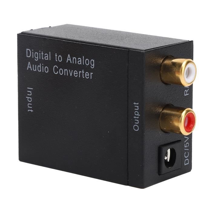 Adaptateur de convertisseur audio numérique vers analogique Jack 3,5 m