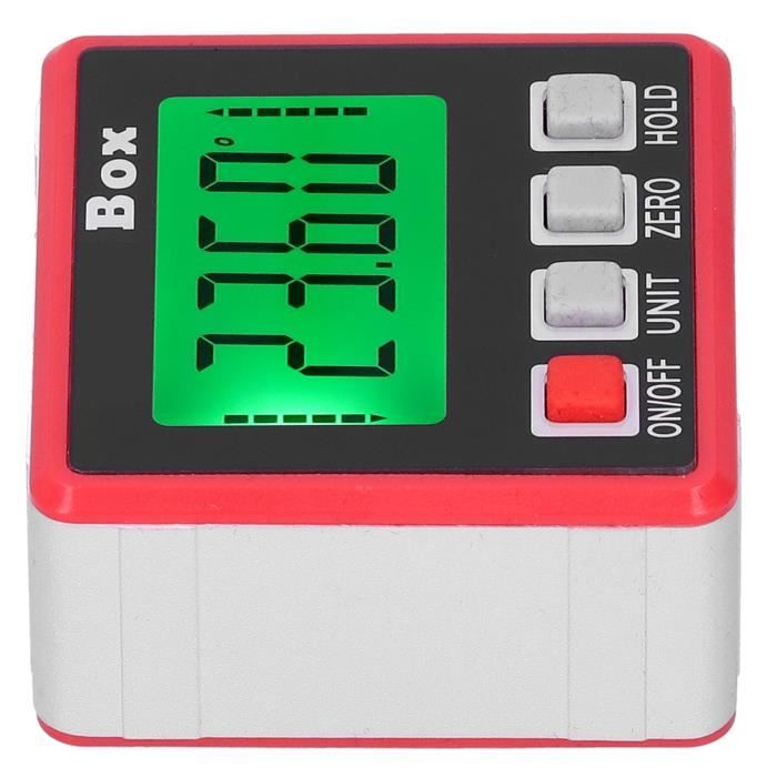 Jauge D'Angle Numérique TOPINCN | Rechargeable | Magnétique | Pour Scie à Bois Et Bricolage