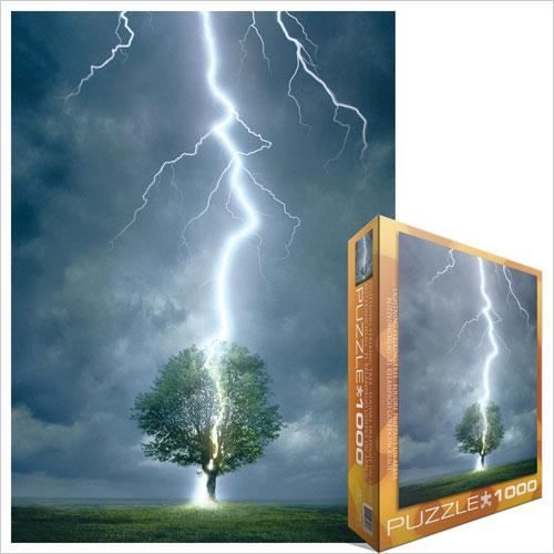 Puzzle Eurographics 1000 pièces - Arbre frappé par la foudre - Paysage et nature - Adulte