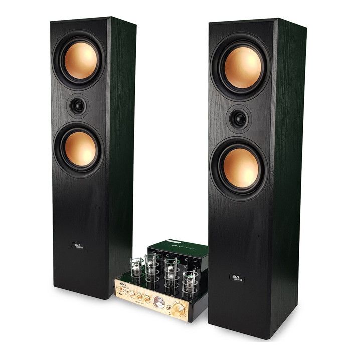 Paire Enceintes Colonne HiFi/Home-Cinéma LTC L766-WA – 2x500W Puissance Max, 2 Voies Bass-Reflex, Son Puissant Et Clair