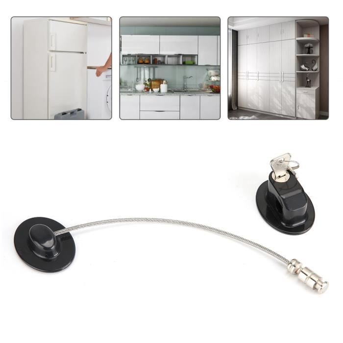 Lot De 2 Verrous De Sécurité Pour Enfants Pour Placards Et Fenêtres