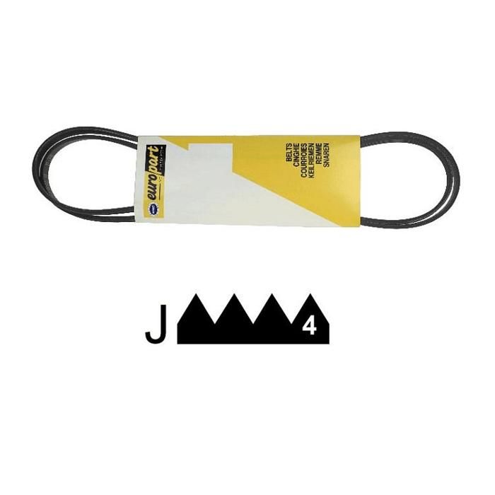 Courroie - FAR - 1244 J4 Mael Wmd25 105t - Élastique - 1244mm - Blanc ...