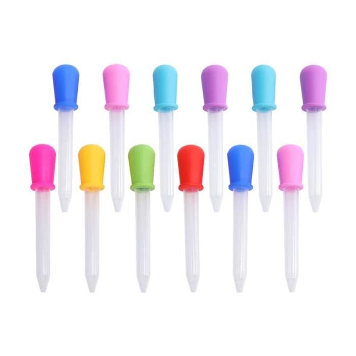 12pcs Medicine Dropper Silicone Dropper Portable Propper alimentation ...