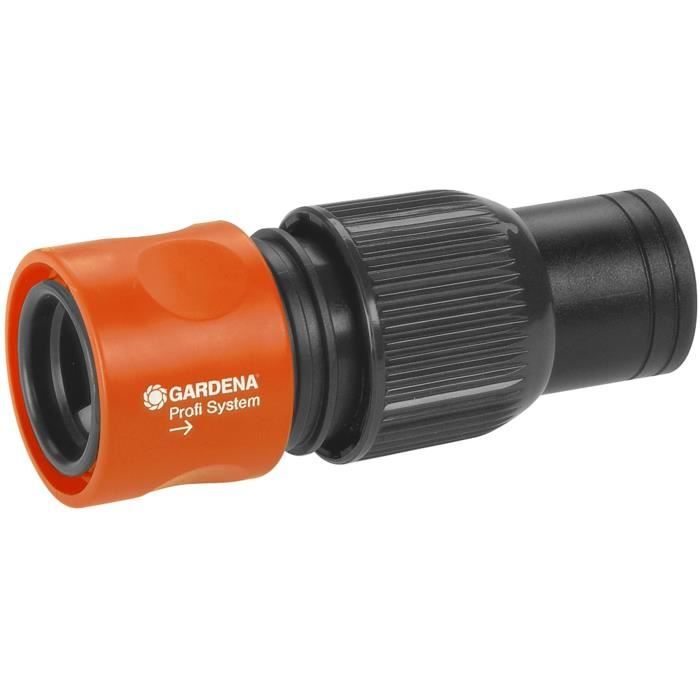 Raccord rapide grand débit GARDENA - 2817-20 - Pour tuyaux de 19 mm - Original GARDENA System®