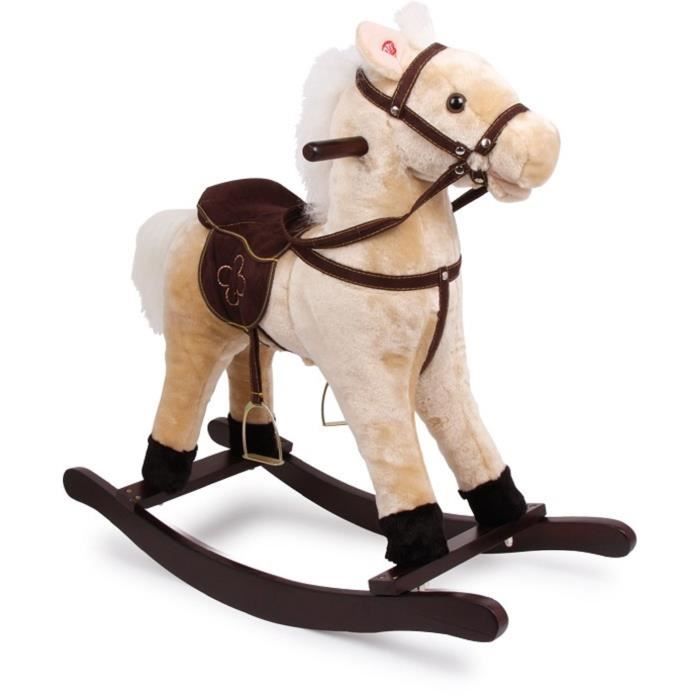 cheval à bascule avec bruitage