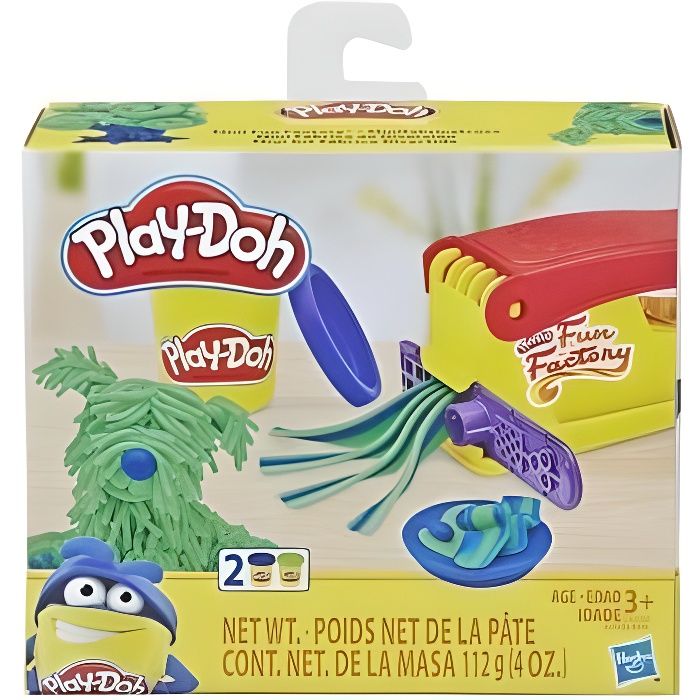 Play-Doh Le Serpentin, coffret à 2 couleurs de pâte à modeler Play-Doh,  loisirs créatifs