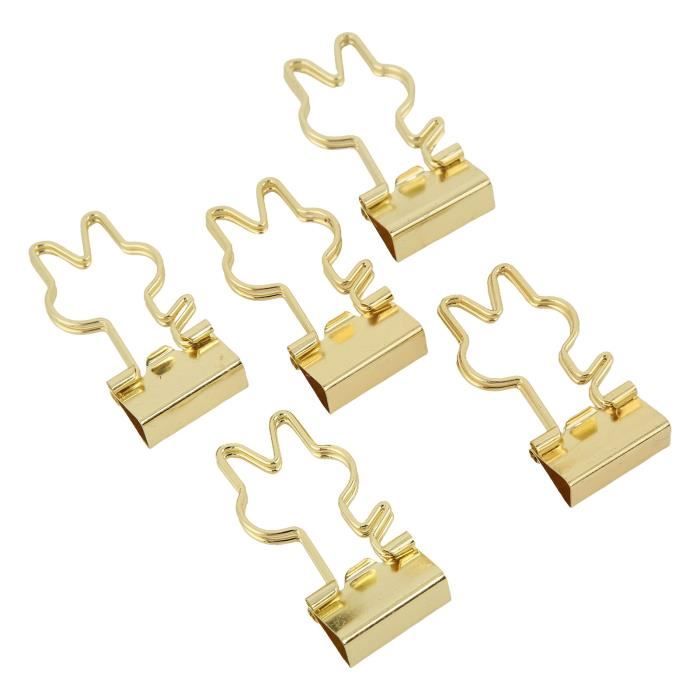 50 Attaches Métal Pour Documents - Classeur, Dossiers, Présentations - Argent 8x5 Cm - 11
