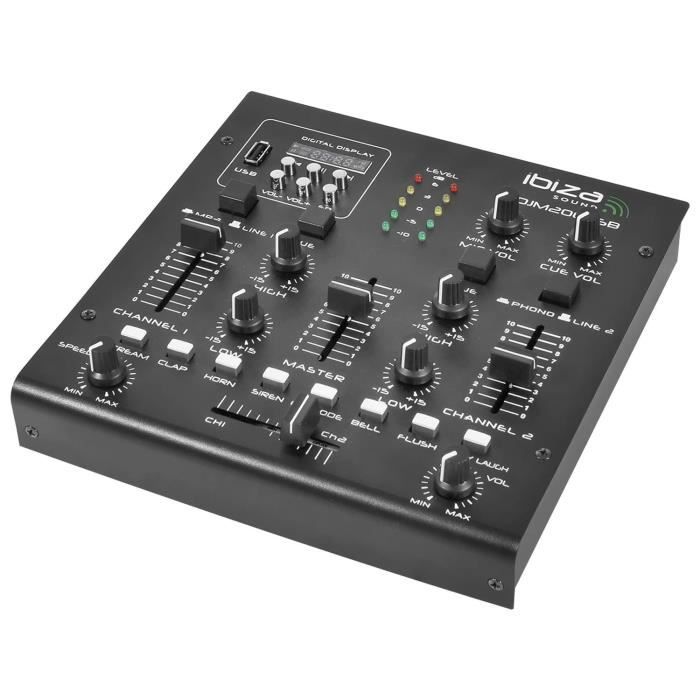 Set DJ Lecteur CD Table de Mixage USB MP3 SD - TV Son Photo