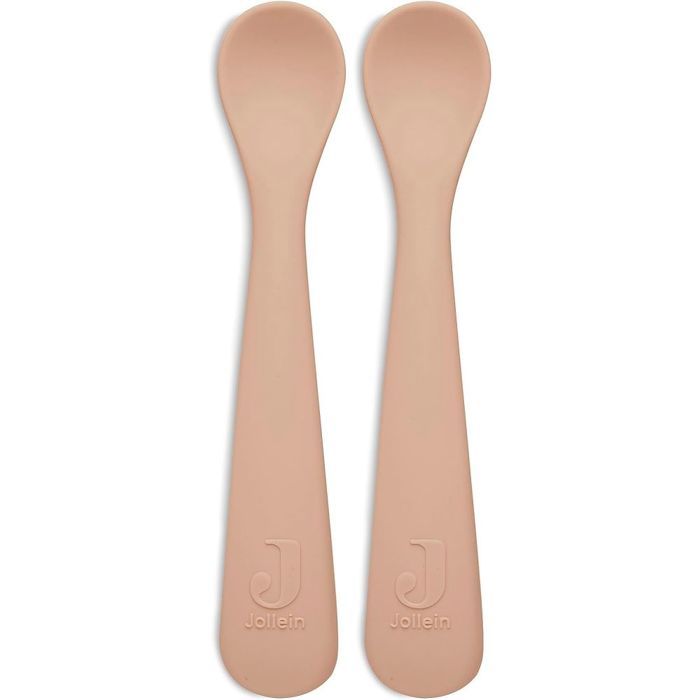 Cuillère Bébé Silicone Souple - Pour Premières Purées - Protection Gencives - Ergonomique Et Facile à Tenir
