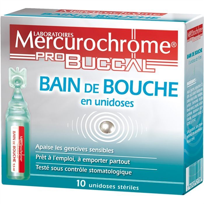 MERCUROCHROME CURE-DENT BOITE DE 50 - Pharmacie Cap3000