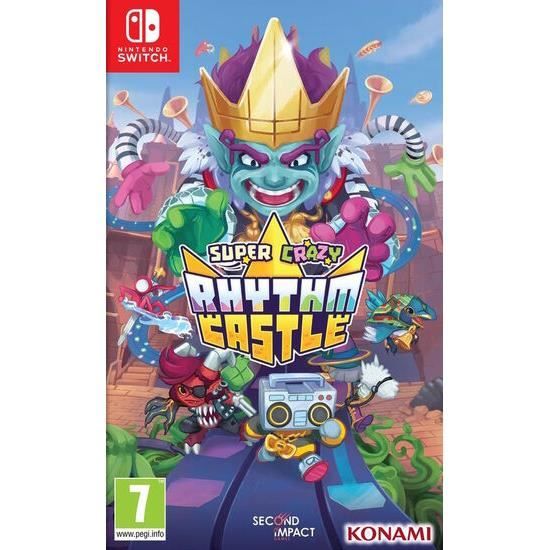 Jeu vidéo - Super Crazy Rhythm Castle - Nintendo Switch - Aventure - 1-4 joueurs - PEGI 7+