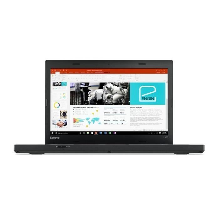 Lenovo ThinkPad L470 Intel® Core™ i5 de 7e génération 250 GHz 356 cm (14) 1920 x 1080 pixels 8 Go 256 Go
