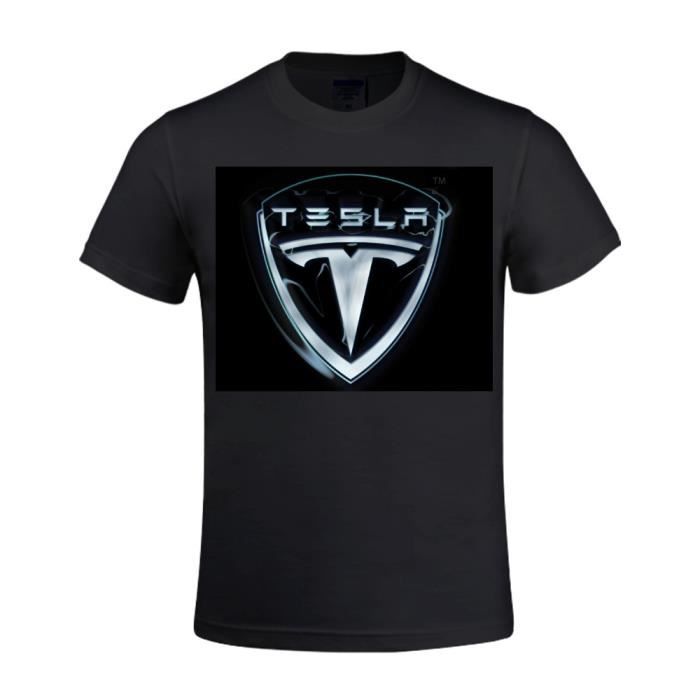 Tesla Logo T Shirt Homme jeunesse et Tailles 