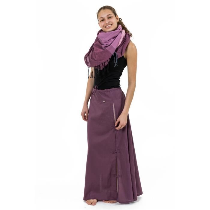 Jupe Courte Camaïeu Taille 34 Motif Ethnique - Occasion Très Bon état, Marron, Style Mini Décontracté