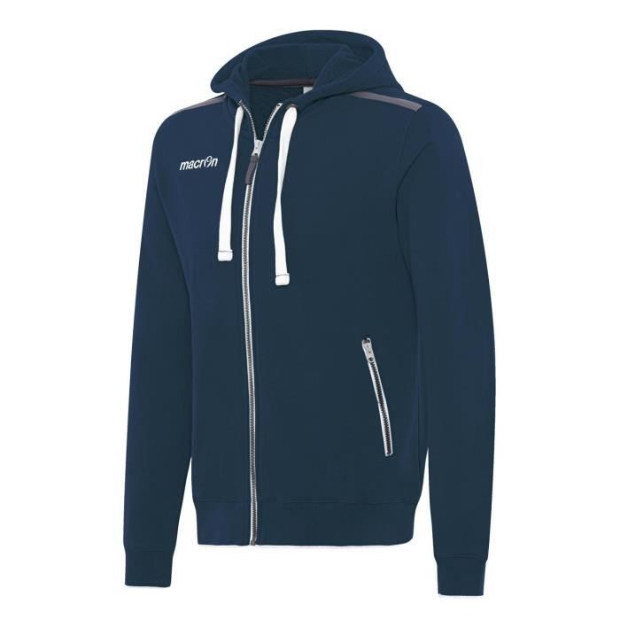 Veste zippée - Macron - Motown - Bleu - Fitness - Homme