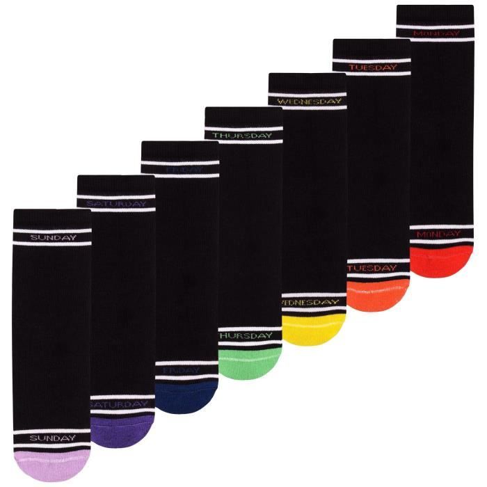 Lot De 6 Paires De Chaussettes Unisex 'Puma' - Gris/rose - 8.25