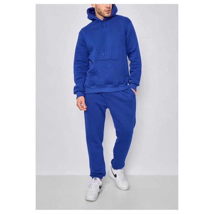 Survêtement Homme Bastwahl 2 Pièces - Sweat à Capuche Et Pantalon Jogging - Taille S-5XL