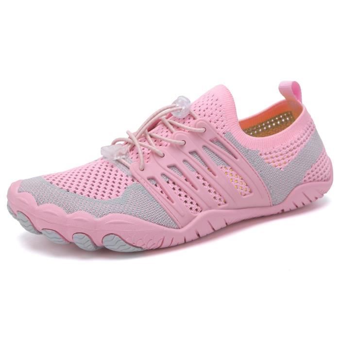 Chaussures de Trail Barefoot Shoes INSFITY - Rose - Minimalistes Sport - Adulte Mixte