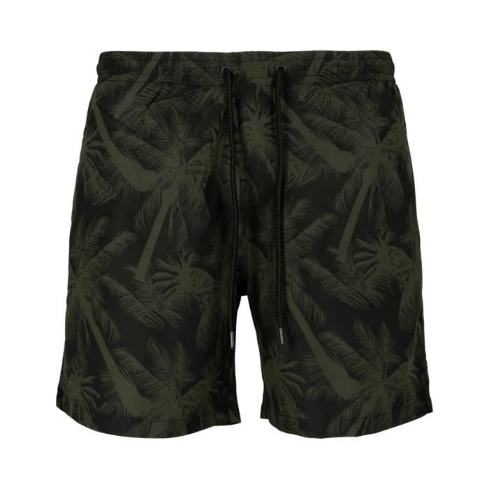 Short de bain homme Urban Classics PATTERN Hawaii Palm