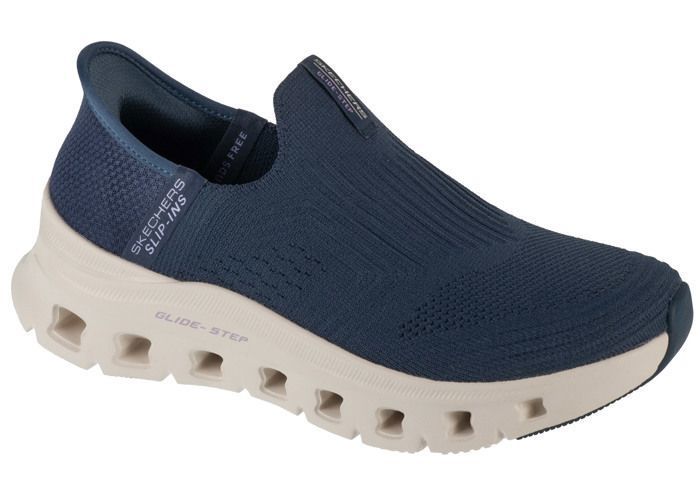 Skechers Baskets Skechers Femme Bleu - SKECHERS - 150422-NVY - A élastique - Plat - Textile