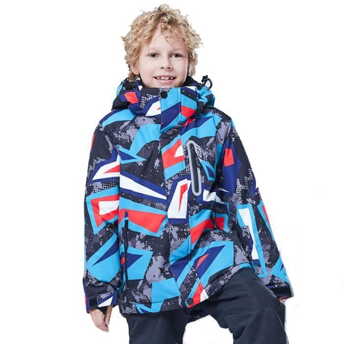 Blouson de ski garçon imperméable et résistant au froid - HX-56