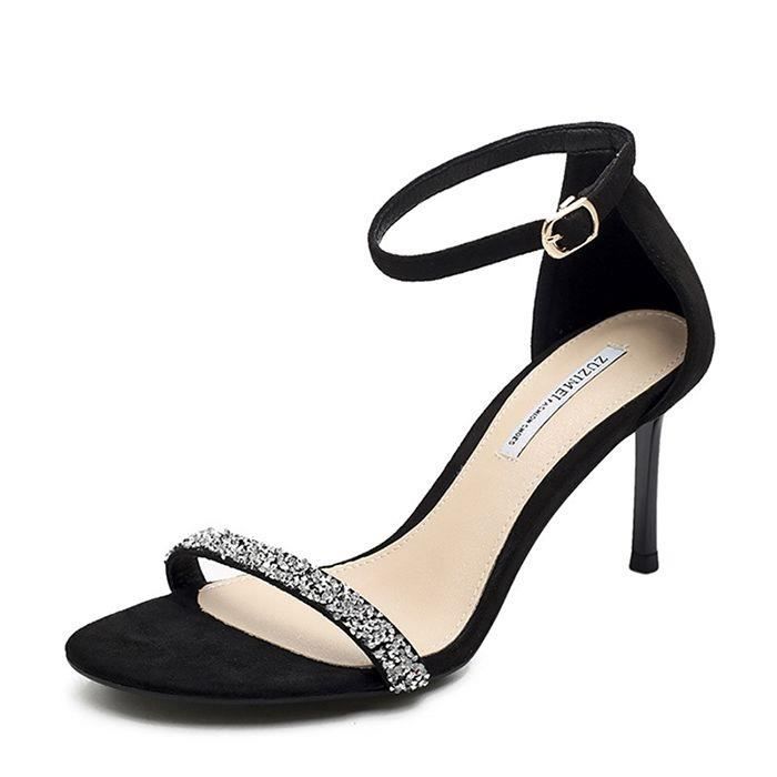 Femme Chaussures Fées Talons Hauts Été Nouvelle Mode Sauvage Mot