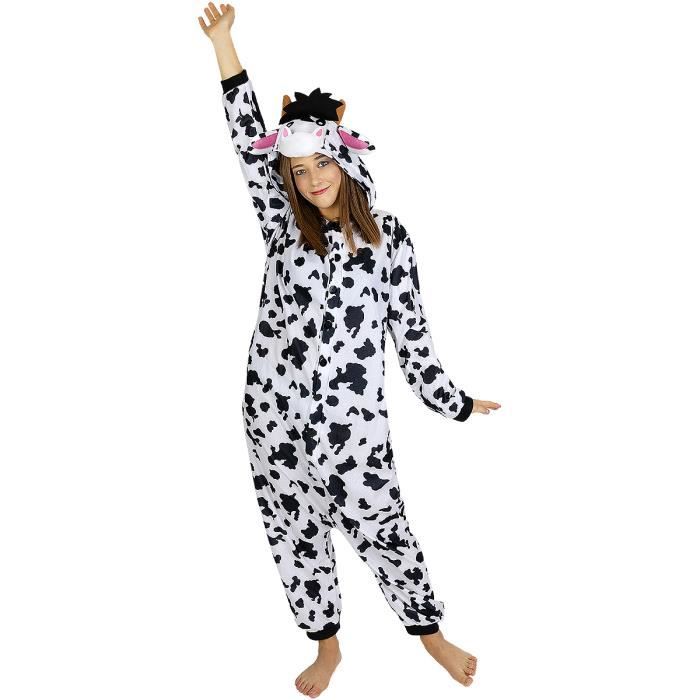 Funidelia - Costume Onesie Da Ippopotamo Per Bambina E Bambino, Taglia 5-6 Anni, Tuta Intera In Pile 100% Poliestere, Multicolore, Per Carnevale, Halloween E Feste A Tema Animali - 3